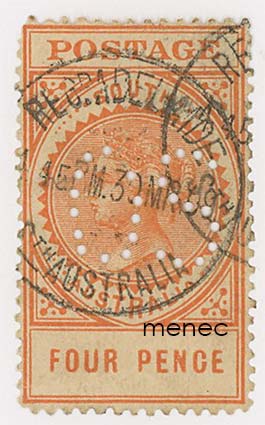 Australia, veromerkki, 4p 
