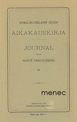 Suomalais-ugrilaisen seuran aikakauskirja  55