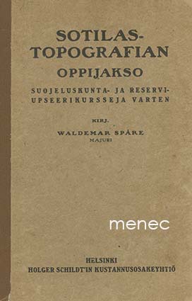 Spåre, Waldemar - Sotilastopografian oppijakso 