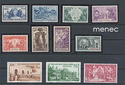 Ranska, Senegal, 11 kpl 