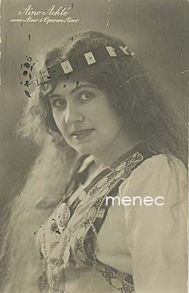Aino Ackté som Aino i operan Aino 