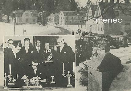 Kirkkonummi, keskustaa 1956 