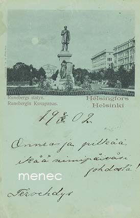 Helsinki, Runebergin Kuvapatsas 