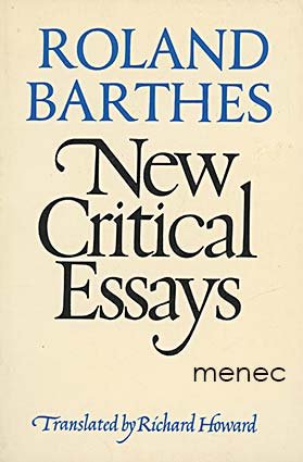 Barthes, Roland - New Critical Essays 
