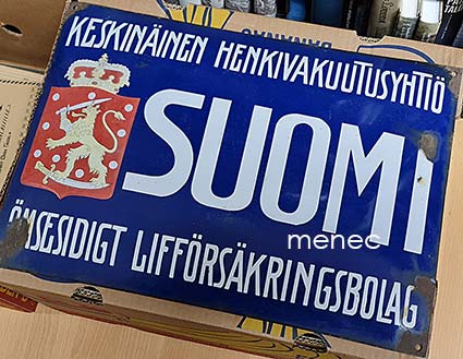 Keskinäinen Vakuutusyhtiö Suomi, metallikilpi 