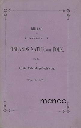 Bidrag till kännedom af Finlands natur och folk  20