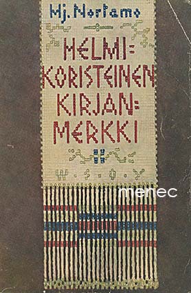 Nortamo, Hj. - Helmikoristeinen kirjanmerkki 