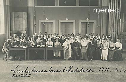 Lahti, laulukurssilaiset kesällä 1911 
