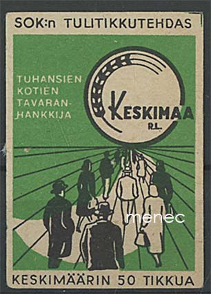 Tulitikkuetiketti, Keskimaa 