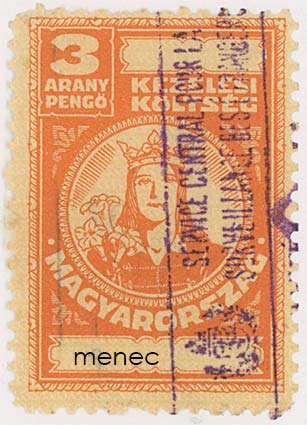 Unkari, passiveromerkki 3ap 1931 