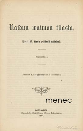 Key, Ellen - Naidun vaimon tilasta 