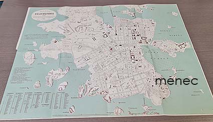 Helsinki, kopio C. Reuterin kartasta 1866 