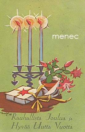 Wendelin, Martta - Paketti ja kynttilä 