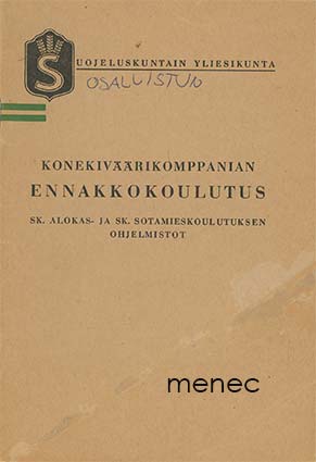 Konekiväärikomppanian ennakkokoulutus 