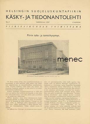 Helsingin Suojeluskuntapiirin käsky- ja tiedonantolehti  1937,1