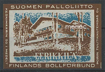 Tulitikkuetiketti, Suomen Palloliitto, Eerikkilä 