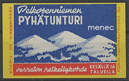 Tulitikkuetiketti, Pelkosenniemen Pyhätunturi 