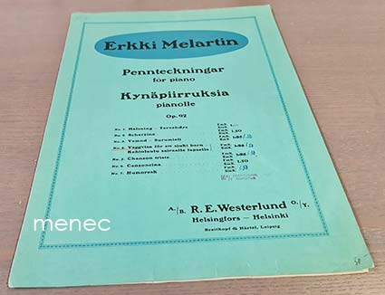 Melartin, Erkki - Kynäpiirruksia pianolle. Op. 92 