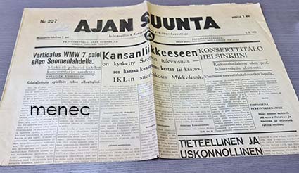 Ajan Suunta 1933/2.10.  1933,227