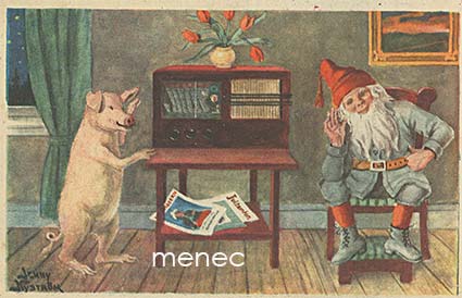 Nyström, Jenny - Radiota kuuntelemassa 