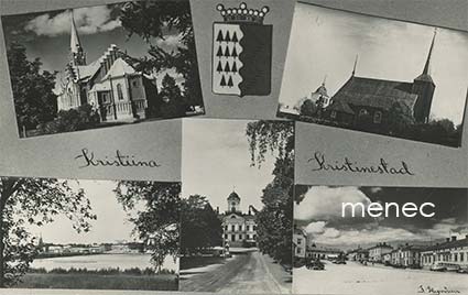Kristiinankaupunki, vaakuna ja 5 näkymää 
