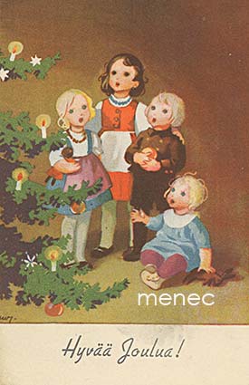 Wendelin, Martta - Lapset ja joulukuusi 