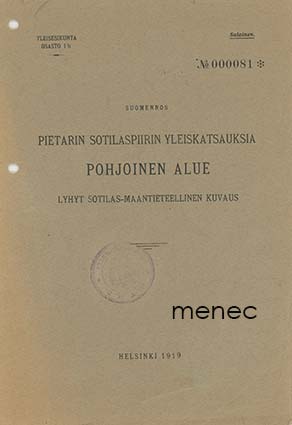 Pietarin sotilaspiirin yleiskatsauksia. Pohjoinen alue 