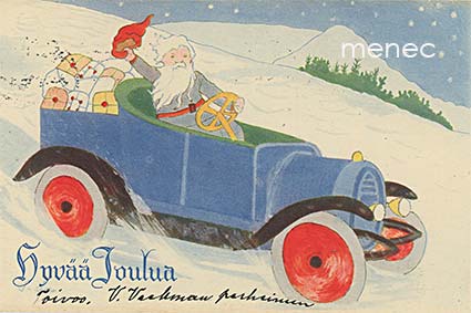 Joulupukki vauhdissa 