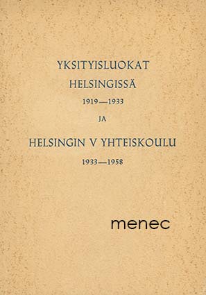 Yksityisluokat Helsingissä 1919-1933 