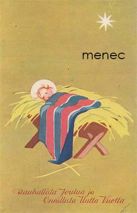 Wendelin, Martta - Jeesus-lapsi olkivuoteella 