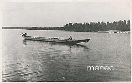 Kajaani, tervavene Kajaaninjoella 
