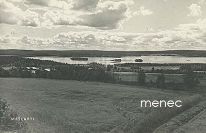 Paltamo, Mieslahti, järvimaisema 