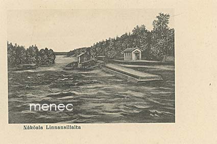 Kajaani, näköala Linnansillalta 