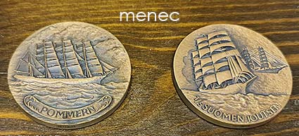 Eriksson, Olof - Pommern / Suomen joutsen, mitalit 