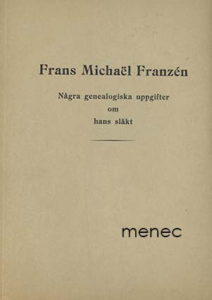 Grafström, Erik - Frans Michael Franzén 