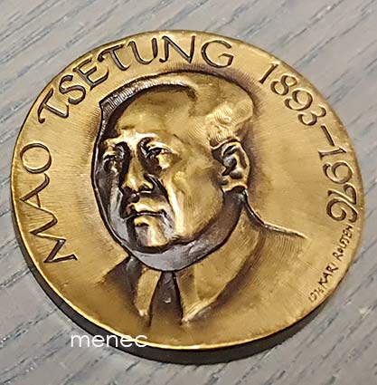 Rolfsen, Kari - Mao Tsetung 1893-1976, muistomitali 