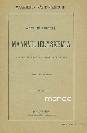 Rindell, Arthur - Maanviljelyskemia 