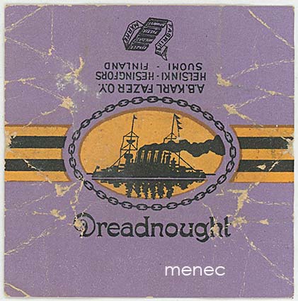 Dreadnought-makeisetiketti, violetti 