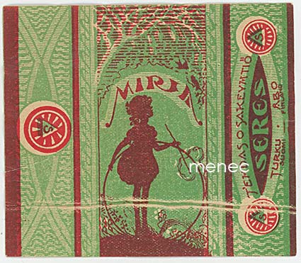 Mirja-makeisetiketti 