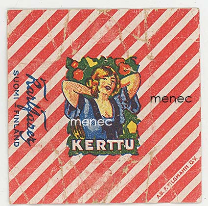 Kerttu-makeisetiketti 