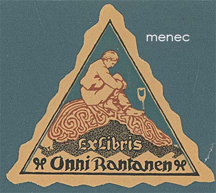 Onni Rantanen, exlibris 