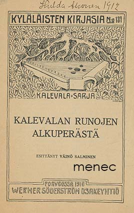 Salminen, Väinö - Kalevalan runojen alkuperästä 