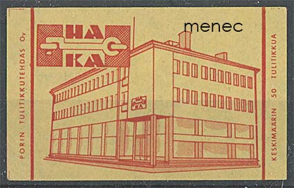 Tulitikkuetiketti, Haka 