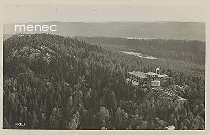 Koli, hotelli, ilmakuva 