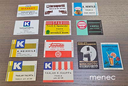 Tulitikkuetikettejä, Vaala, 12 kpl 