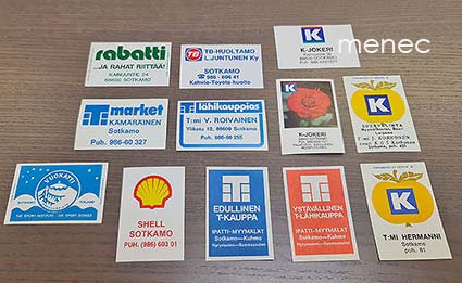 Tulitikkuetikettejä, Sotkamo, 12 kpl 