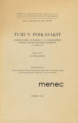 Helanko, R. - Turun poikasakit 