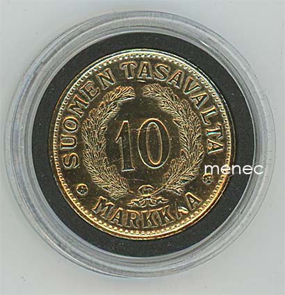 10 mk 1938, kullattu 