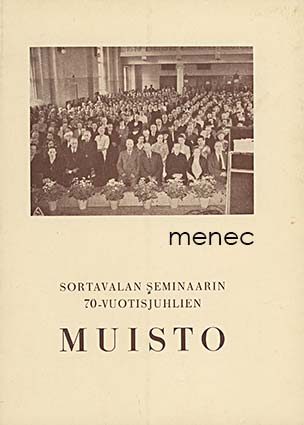 Sortavalan seminaarin 70-vuotisjuhlien muisto 