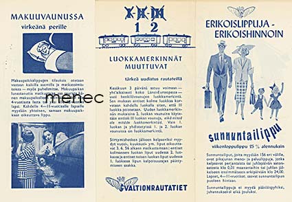Erikoislippuja - erikoishinnoin. Esite 